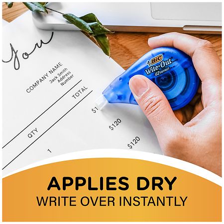 Wite-Out Correction Tape, Clean & Easy to Use Tear-Resistant Tape 39.3 Feet