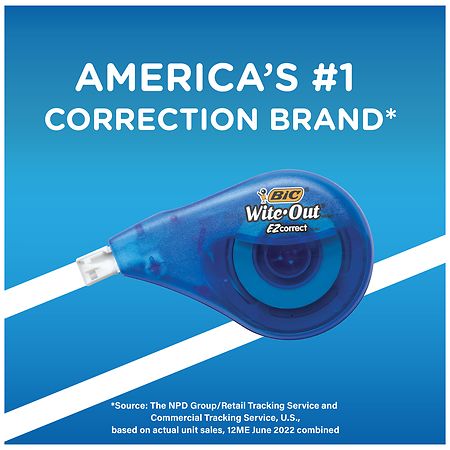 BIC® Wite-Out® EZ Correct® Correction Tape, 2 pk - Pay Less Super
