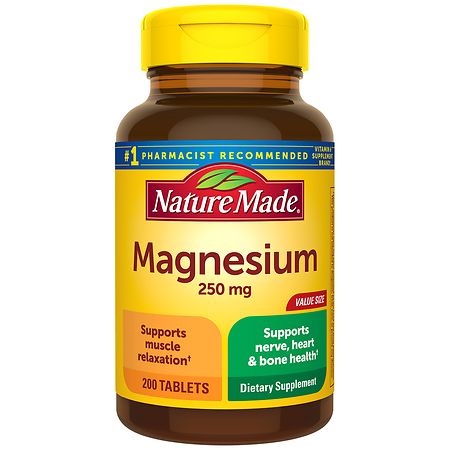 Nature Made Magnesium Oxide 250 mg Tablets